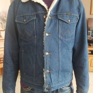 Wrangler denim/fleece jacket